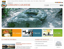 Tablet Screenshot of comune.cossano.to.it